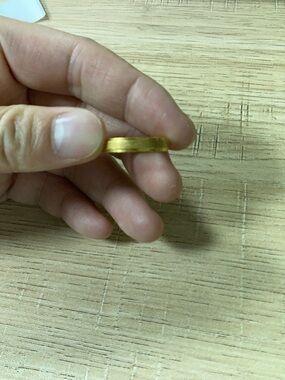 Simple Gold-Tone Band Ring